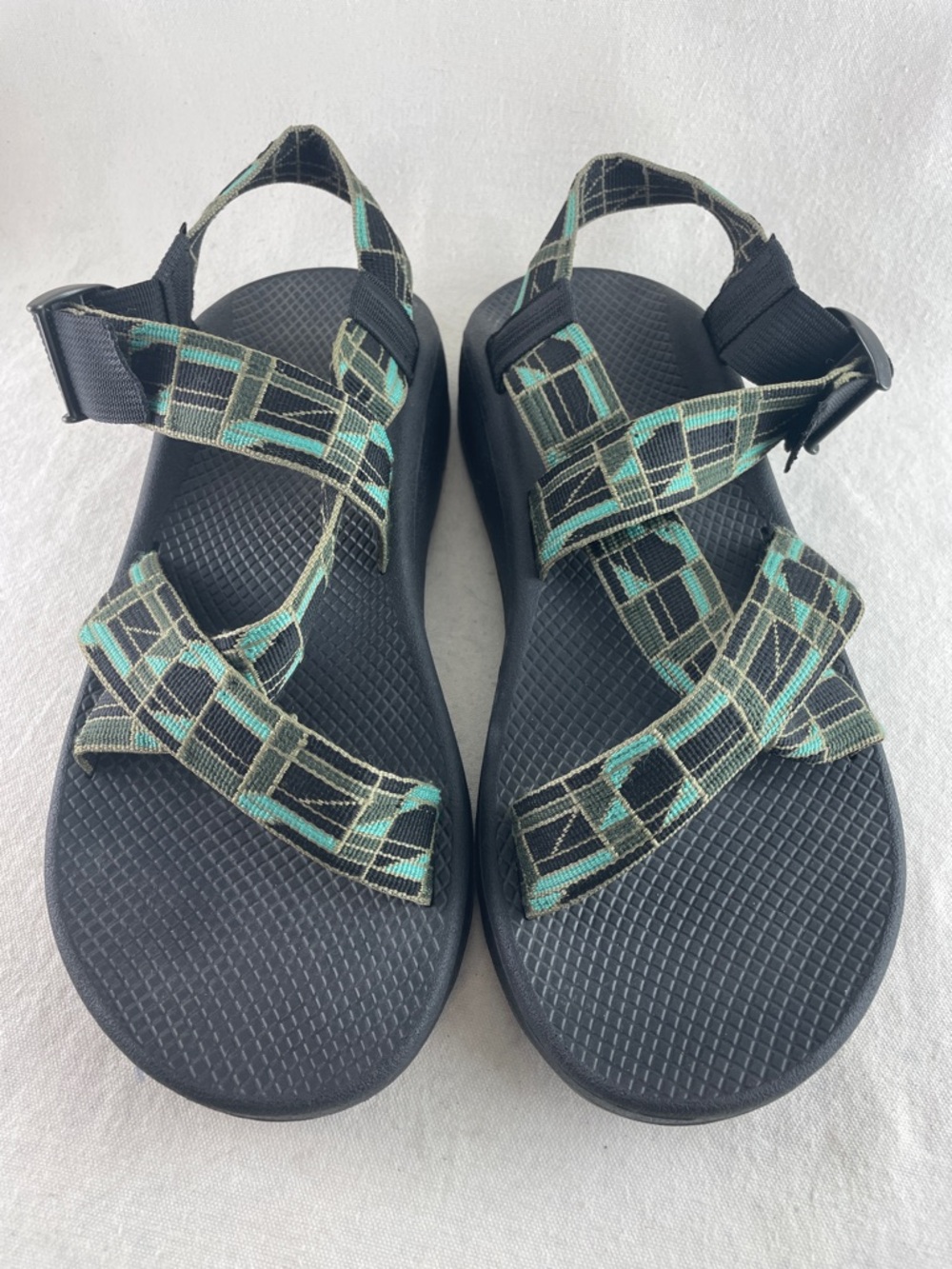 Chaco Men's Black Webbing Straps Sandal Detail Size 13